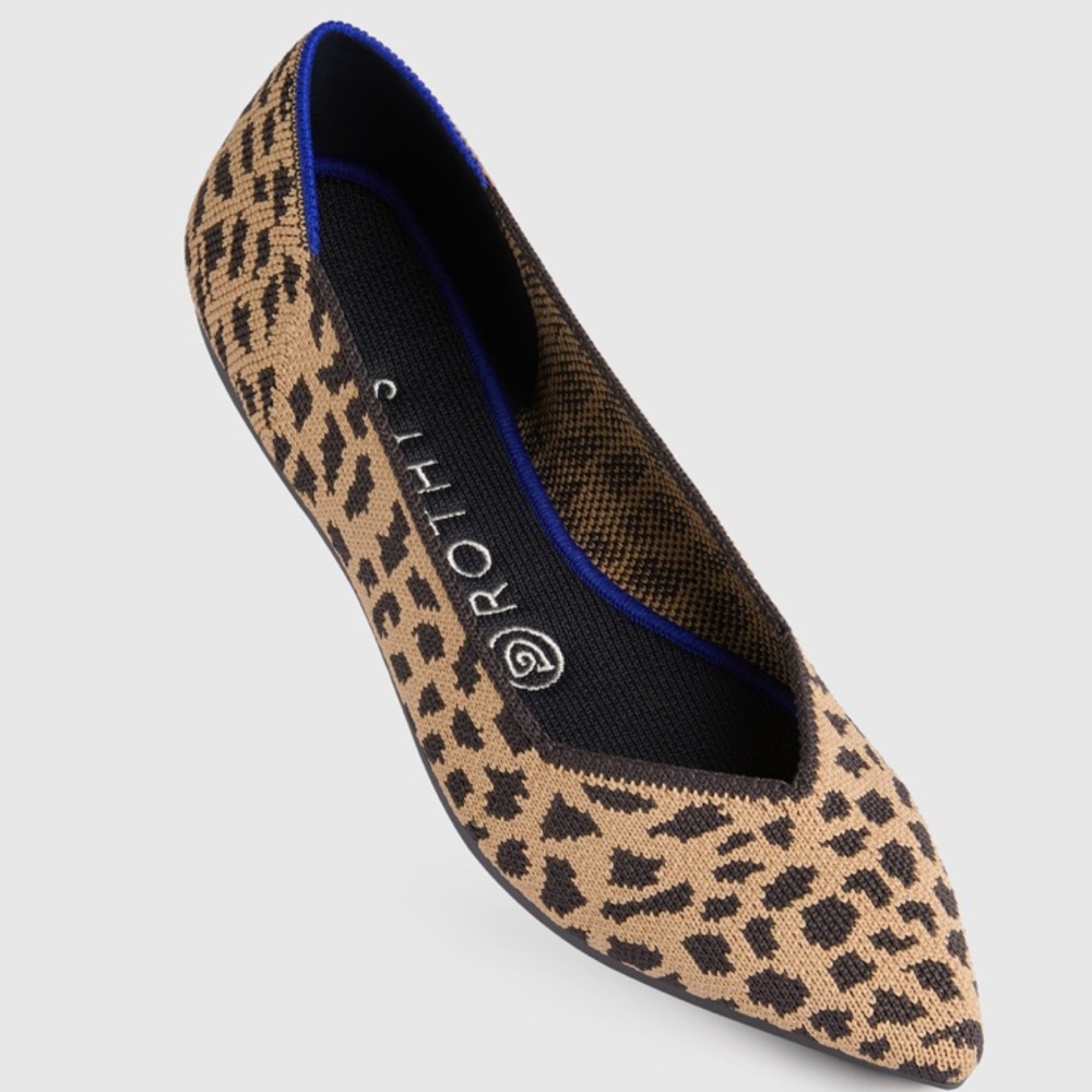 Leopard print rothys flats